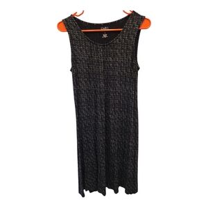 Croft & Barrow Chico's Black Sleeveless Dress Sz S